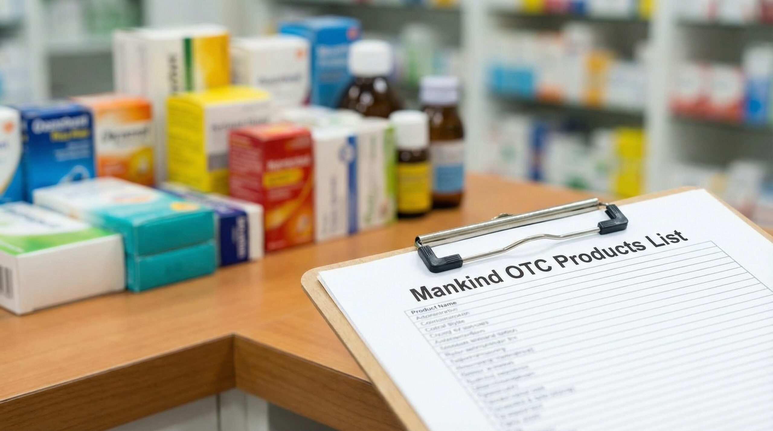 Mankind OTC Products List
