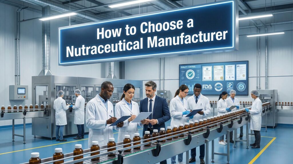 How to Choose a Nutraceutical Manufacturer