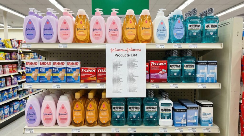 Johnson & Johnson Products List