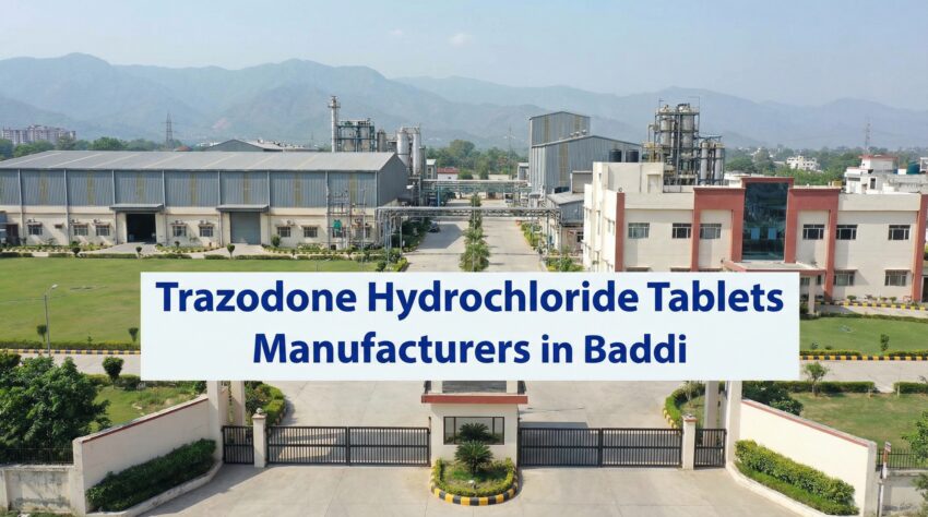 Trazodone Hydrochloride Tablets Manufacturers in Baddi