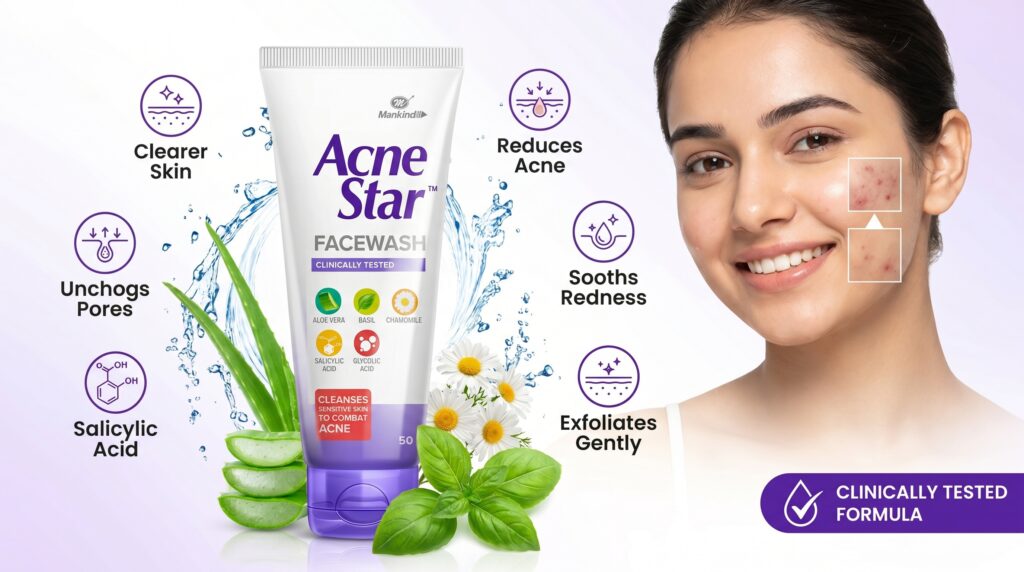 Acnestar Face Wash Benefits