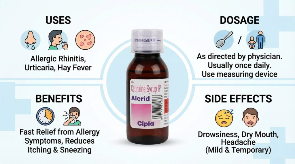 Alerid Syrup Uses