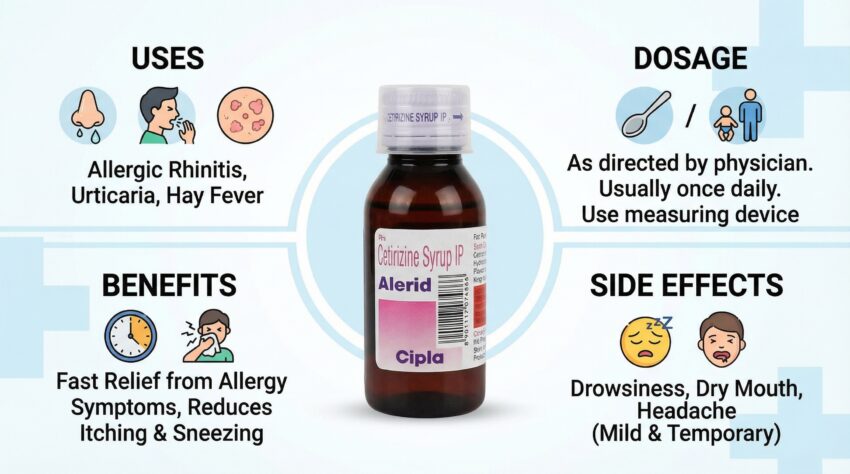 Alerid Syrup Uses