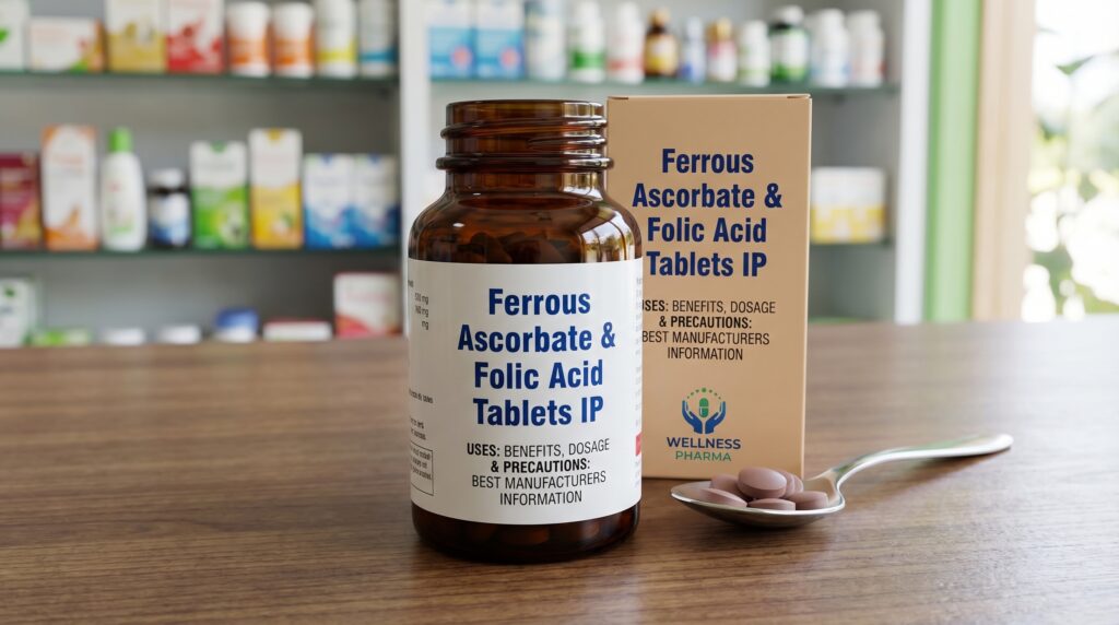 Ferrous Ascorbate & Folic Acid Tablets IP Uses