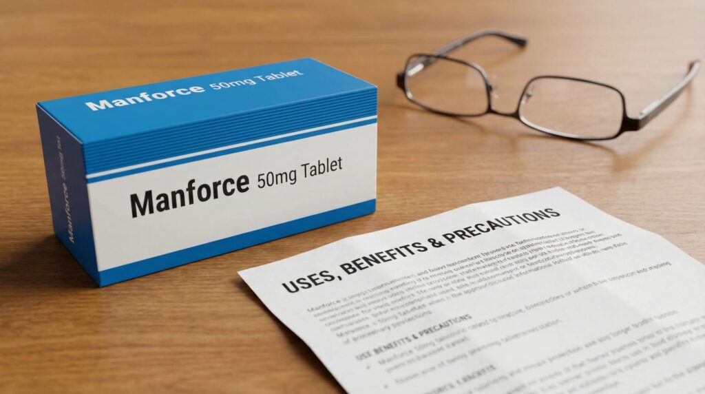 Manforce 50mg Tablet Uses