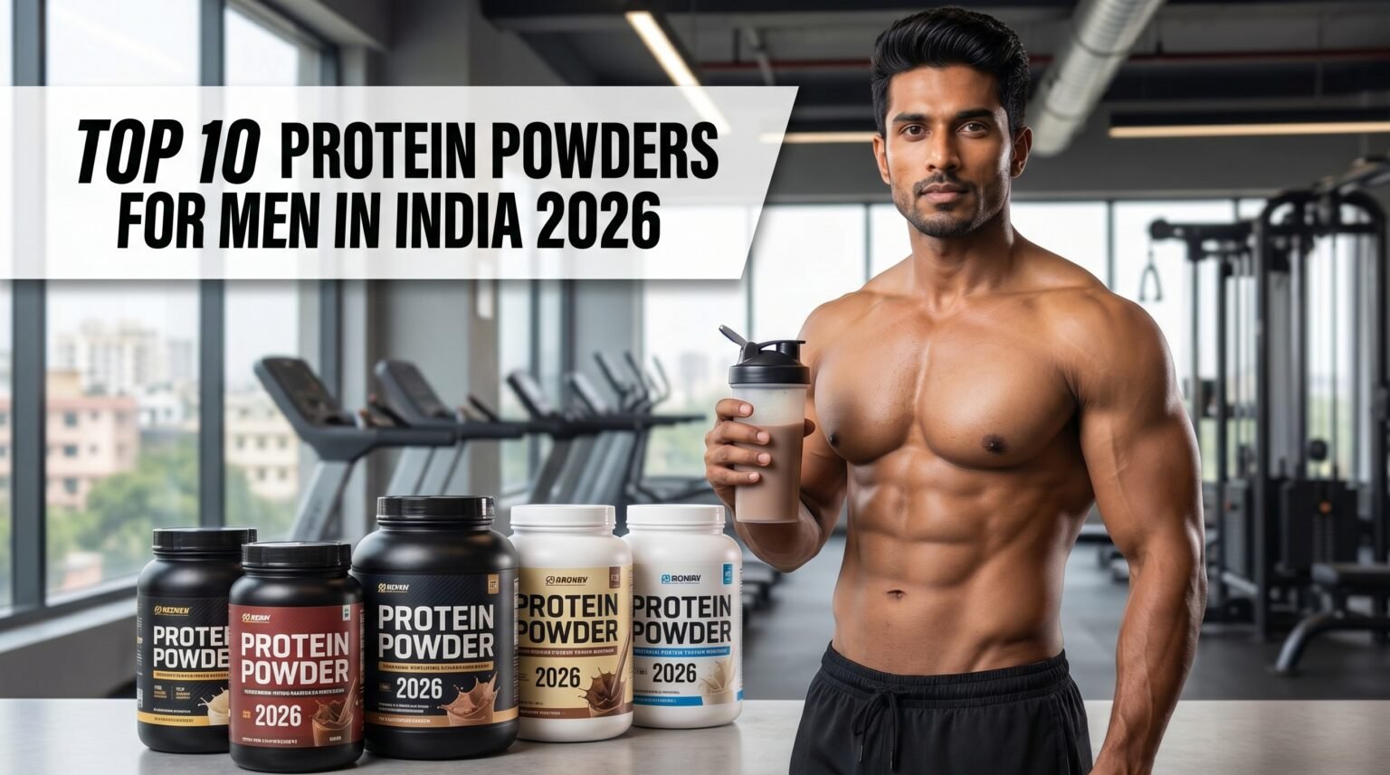 Top 10 Protein Powders for Men in India 2026 | Complete Hindi Guide