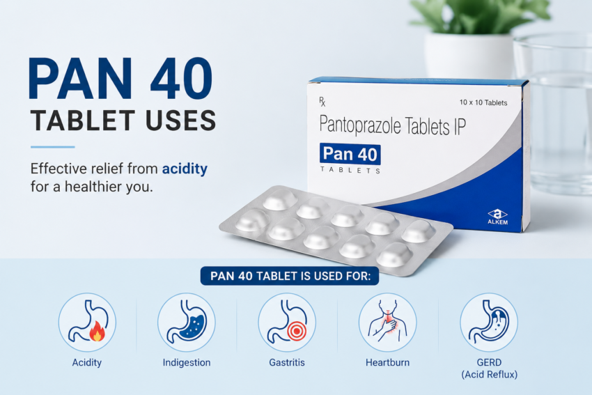 Pan 40 Tablet Uses in Hindi