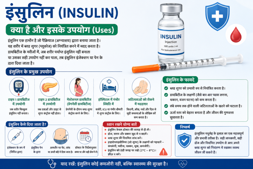 Insulin Uses in Hindi