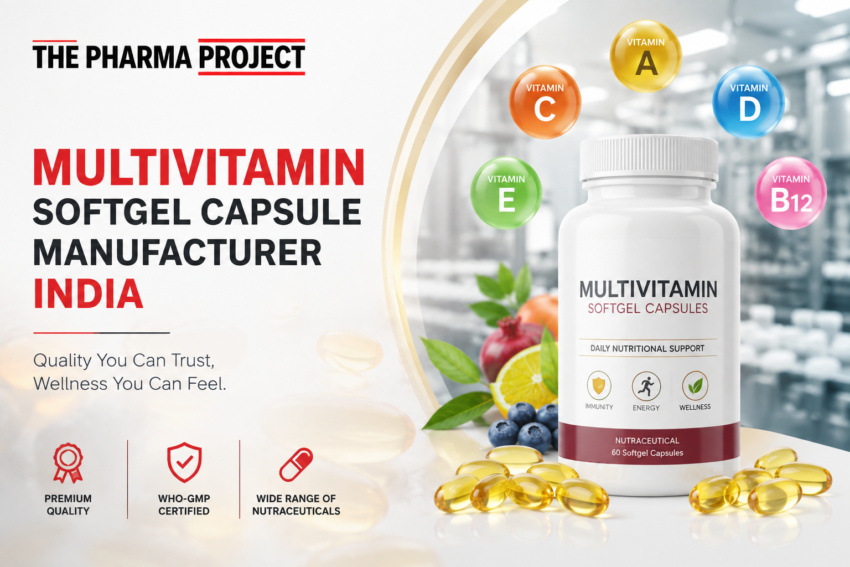 Featured Image Alt Tag: `Multivitamin softgel capsule manufacturer in India for private label and third party nutraceutical manufacturing`