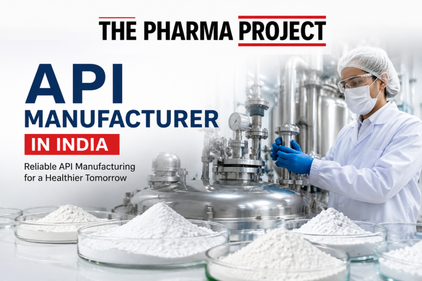 API manufacturer in India producing active pharmaceutical ingredients in a GMP facility