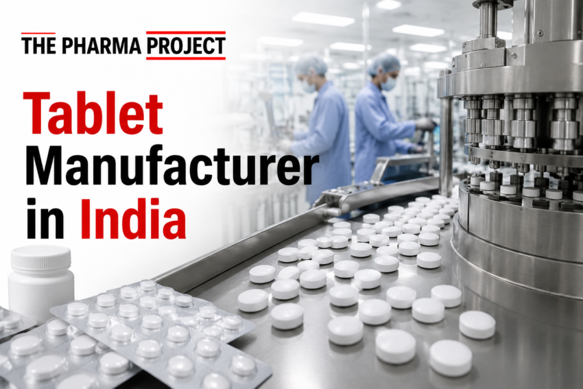 Tablet manufacturer in India with modern compression machines and pharmaceutical packaging line